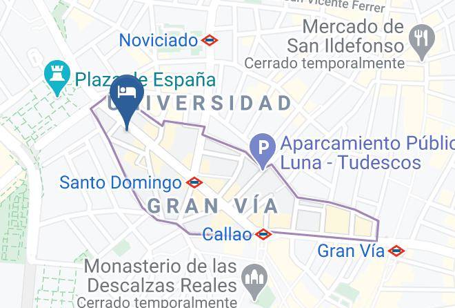Espahotel Gran Via Map
