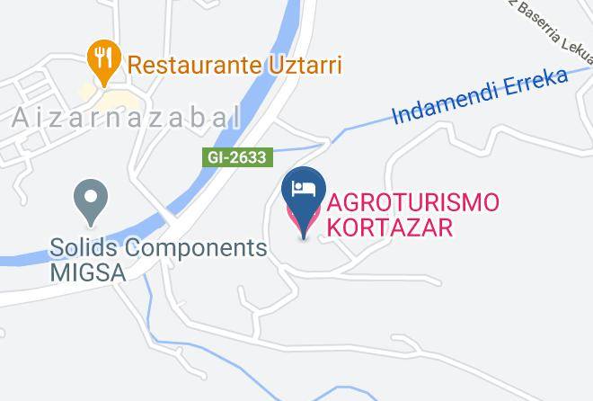 Agroturismo Kortazar Map