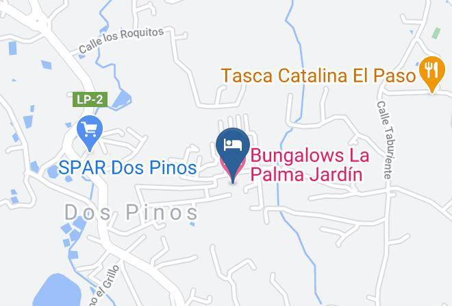 Santa Cruz De Tenerife - Bungalows La Palma Jardin Maps