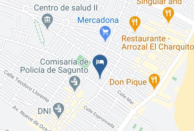 Valencia - Alojamientos Mediterrania Maps