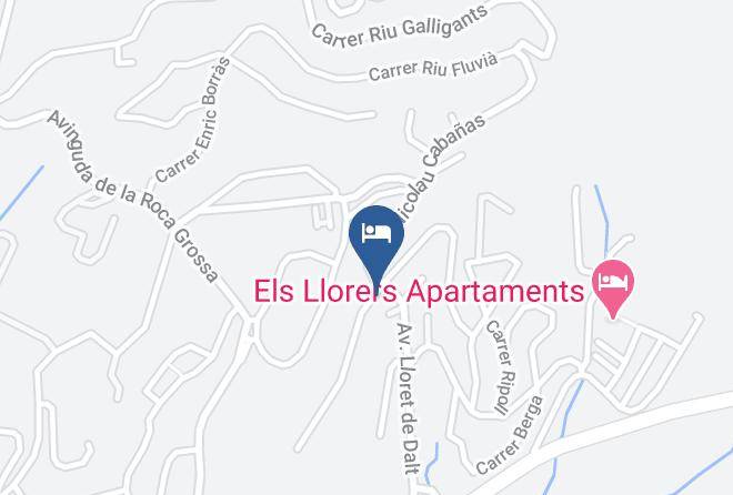 Girona - Holiday Home Buganvilia Maps