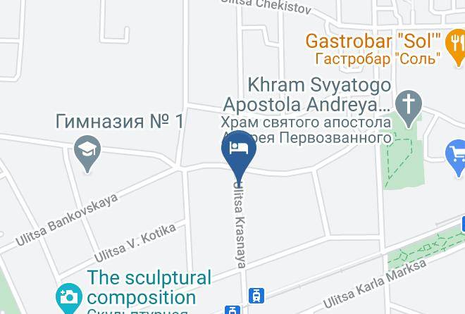 Apartamenty Na Krasnoy Map - Kaliningrad