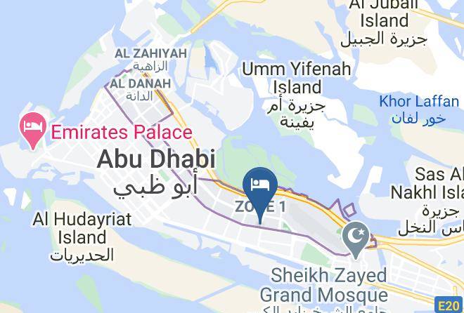 Abu Dhabi - Aparthotel Adagio Abu Dhabi Al Bustan Maps