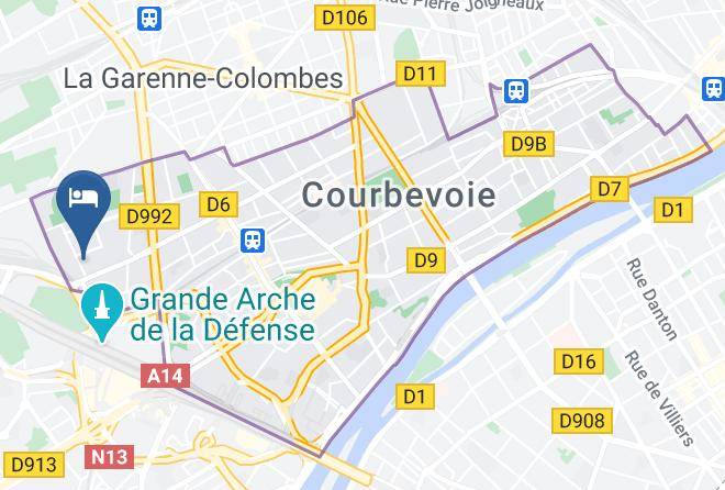 Hauts De Seine - Aparthotel Adagio Access La Defense Leonard De Vinci Maps