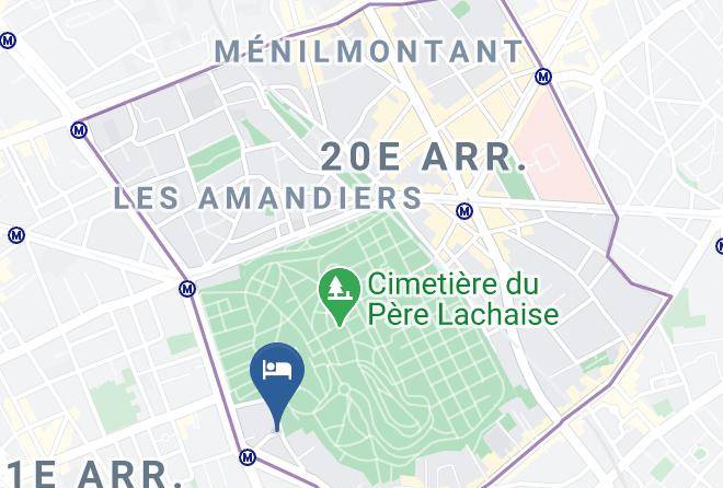 Paris - Aparthotel Adagio Access Paris Philippe Auguste Maps