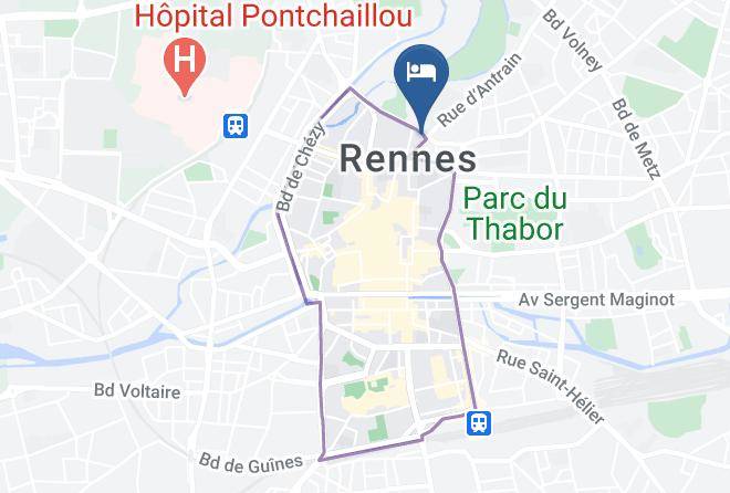 Ille Et Vilaine - Aparthotel Adagio Access Rennes Centre Maps