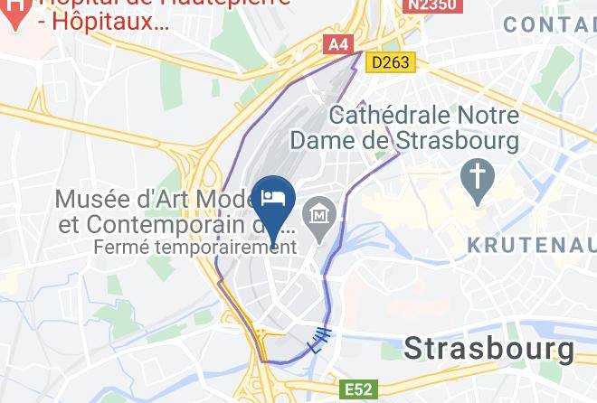 Bas Rhin - Aparthotel Adagio Access Strasbourg Petite France Maps