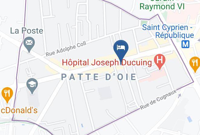 Haute Garonne - Aparthotel Adagio Access Toulouse Saint Cyprien Maps