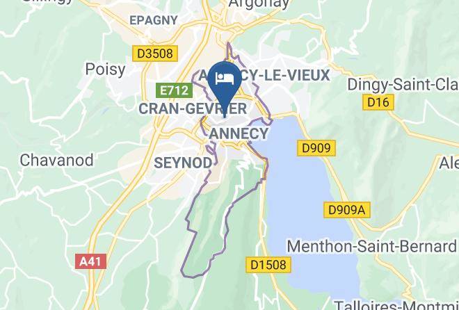 Haute Savoie - Aparthotel Adagio Annecy Centre Maps