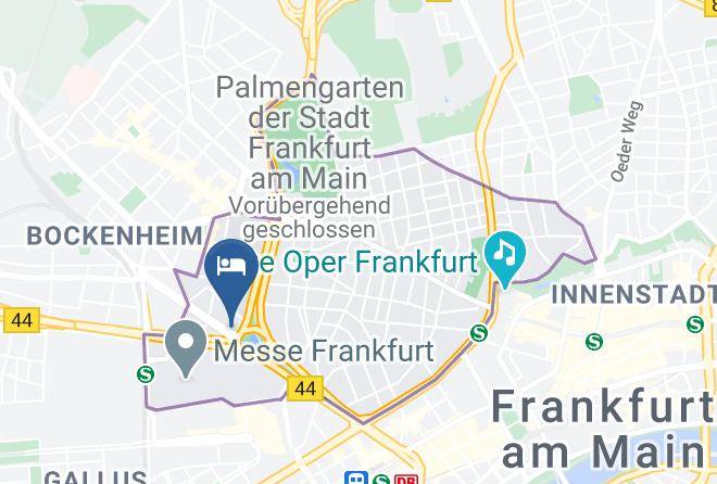 Frankfurt Am Main - Aparthotel Adagio Frankfurt City Messe Maps