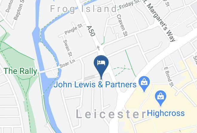 Leicester City - Aparthotel Adagio Leicester Maps