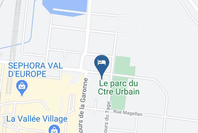 Seine Et Marne - Aparthotel Adagio Marne La Vallee Val D'europe Maps