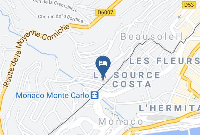 Maritime Alps - Aparthotel Adagio Monaco Monte Cristo Maps