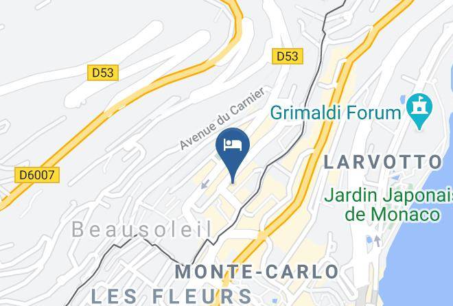 Maritime Alps - Aparthotel Adagio Monaco Palais Josephine Maps