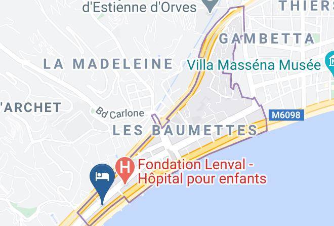 Maritime Alps - Aparthotel Adagio Nice Promenade Des Anglais Maps