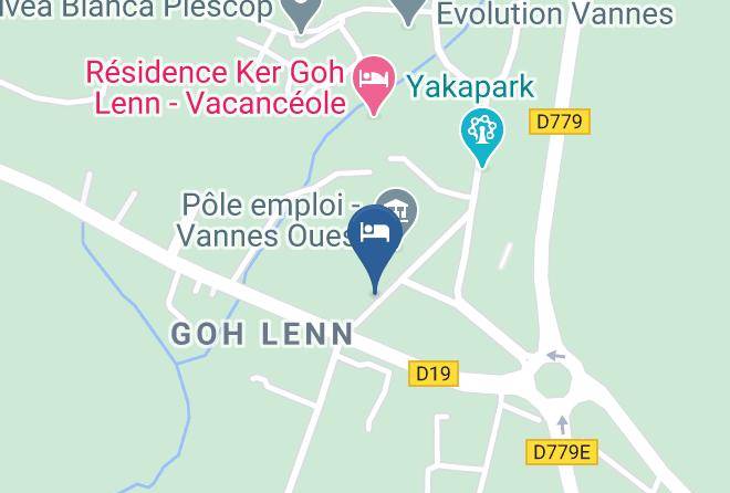 Morbihan - Aparthotel Adagio Vannes Maps