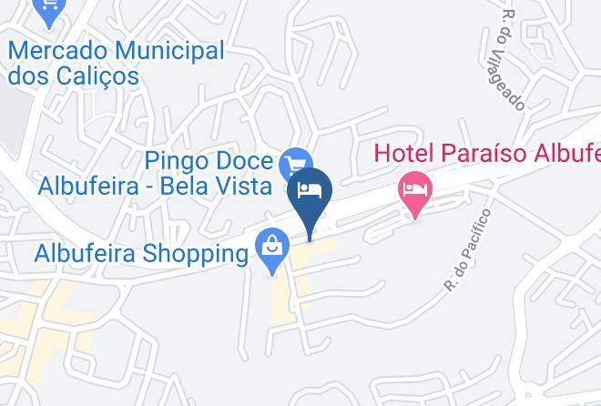Albufeira - Hotel Paladim Alagoa Mar Maps