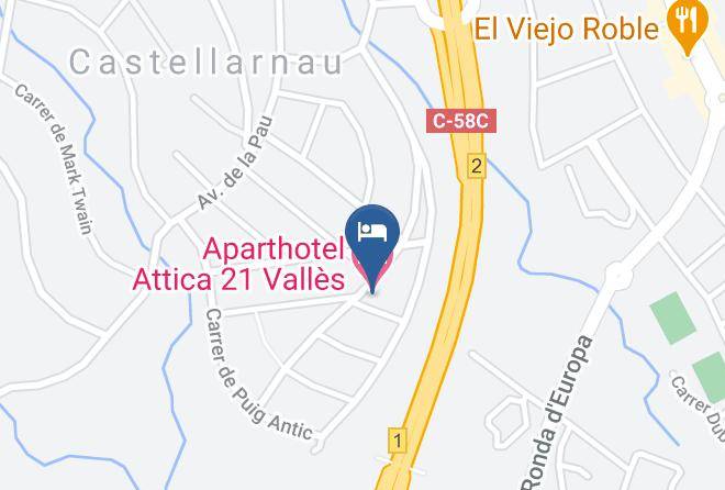 Barcelona - Aparthotel Attica 21 Valles Maps