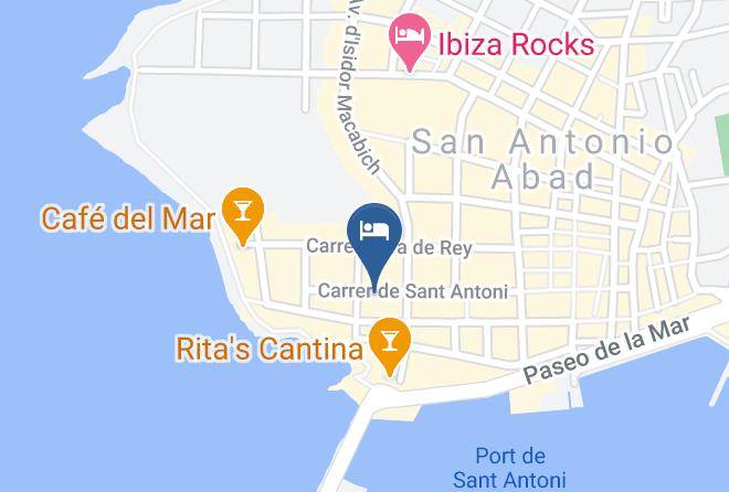 Baleares - Aparthotel Vibra Central City San Antonio Maps