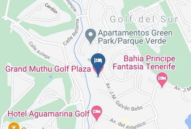 Santa Cruz De Tenerife - Grand Muthu Golf Plaza Maps