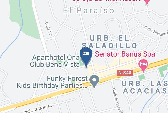 Club Bena Vista Resort Map