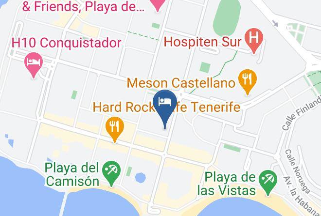 Santa Cruz De Tenerife - Hotel Parque La Paz Maps