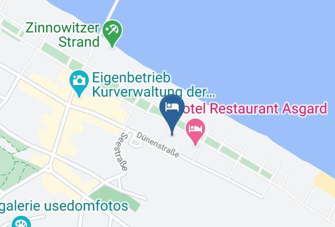 Vorpommern Greifswald - Hotel Asgards Meereswarte Maps