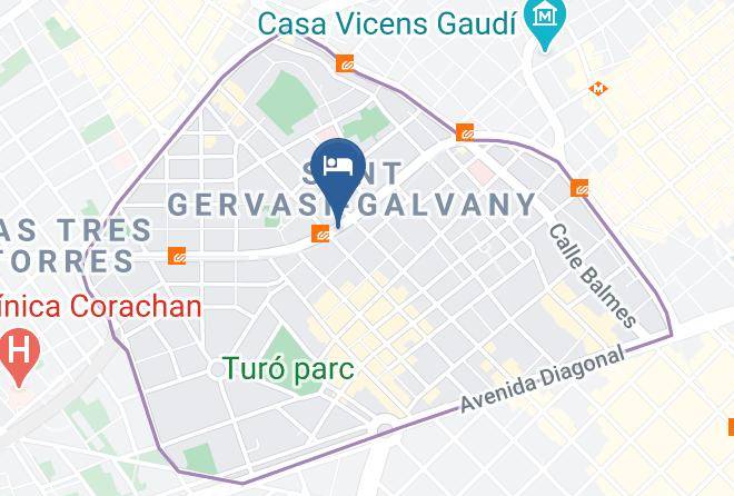 Barcelona - Aparthotel Senator Barcelona Maps
