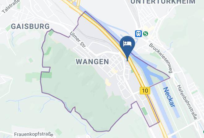 Stuttgart - Aparthotel Wangener Landhaus Maps