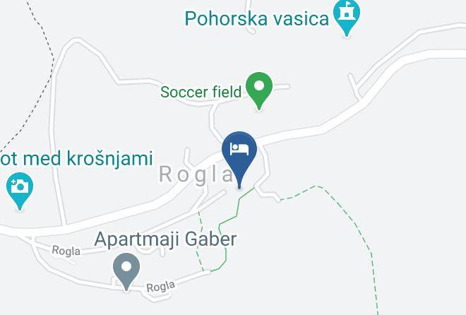Zgornje Zrece - Hotel Rogla Maps