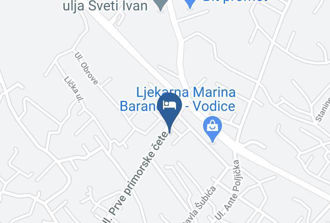 Vodice - Restoran Reful U O Neverin Maps