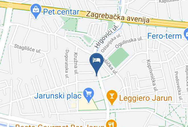Zagreb - Hotel Jarun Maps