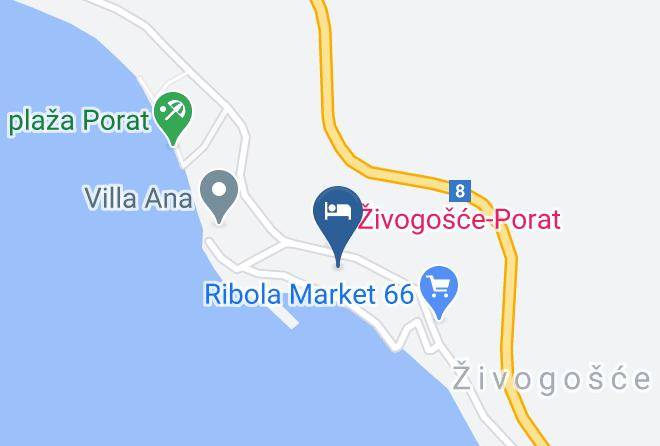 Apartmani Milorad Juran Map - Split Dalmatia - Podgora