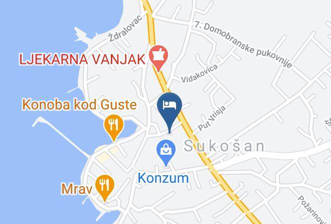 Apartmani Zupan Map - Zadar - Sukosan
