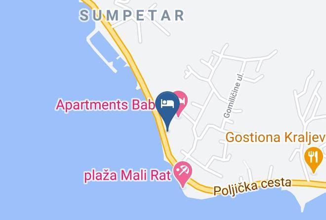 Apartment Blue Map - Split Dalmatia - Dugi Rat