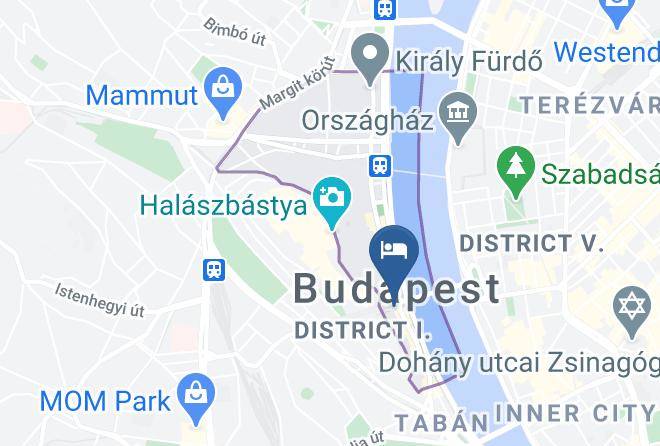 Budapest Vizivaros - Chain Bridge Pier Academia Maps