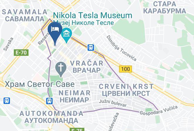 Belgrade City - Slavija Skver Maps