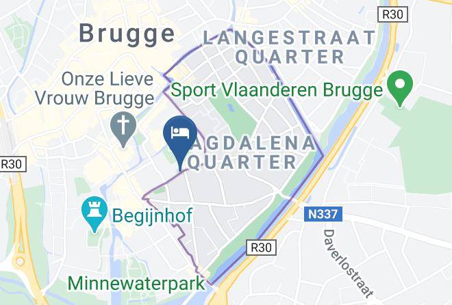 At Home In Old Bruges In Historical Center Map