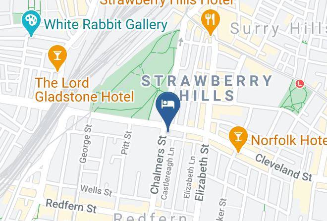 Sydney - Secret Garden Backpackers Maps