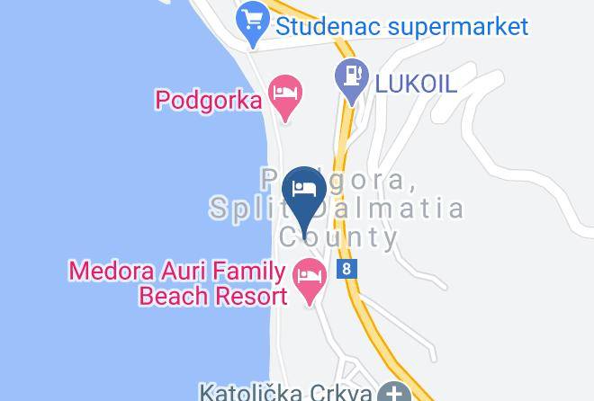 Apartment Nola Map - Split Dalmatia - Podgora