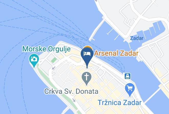 Zadar - Teatro Verdi Boutique Hotel Maps