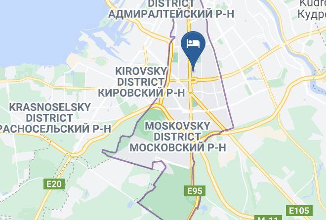 Saint Petersburg - Hotel Rubin Gastello 13 Maps