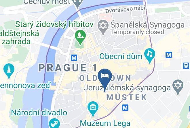 Prague - Pension Corto Maps