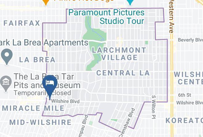 Los Angeles - Wilshire La Brea Maps
