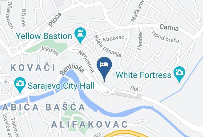 Sarajevo - Hotel Saraj Maps