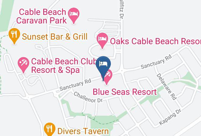 Broome - Apartments At Blue Seas Resort Maps