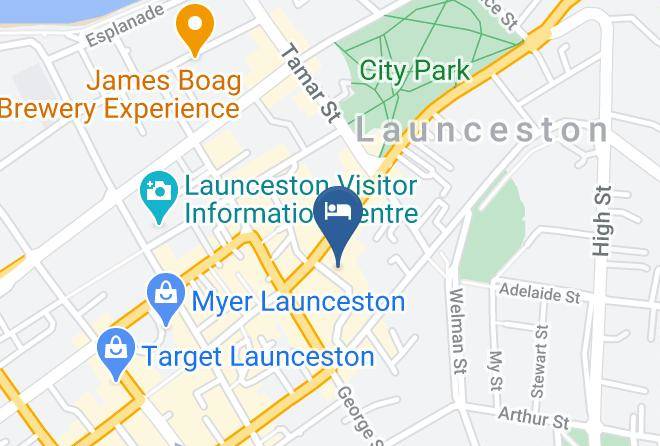 Launceston - Best Western Plus Launceston Maps
