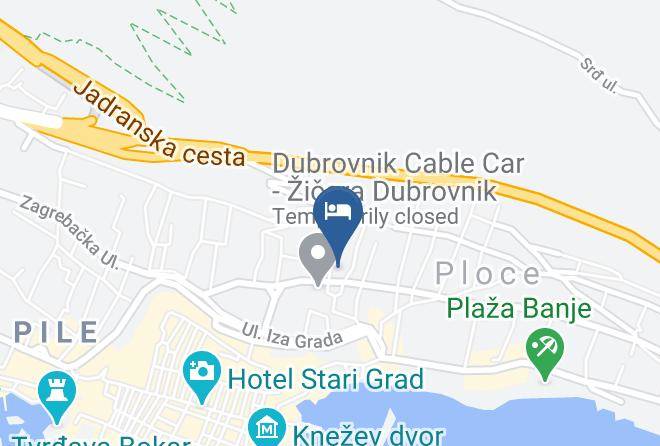 Apartments Cable Car Carta Geografica - Dubrovnik Neretva - Dubrovnik