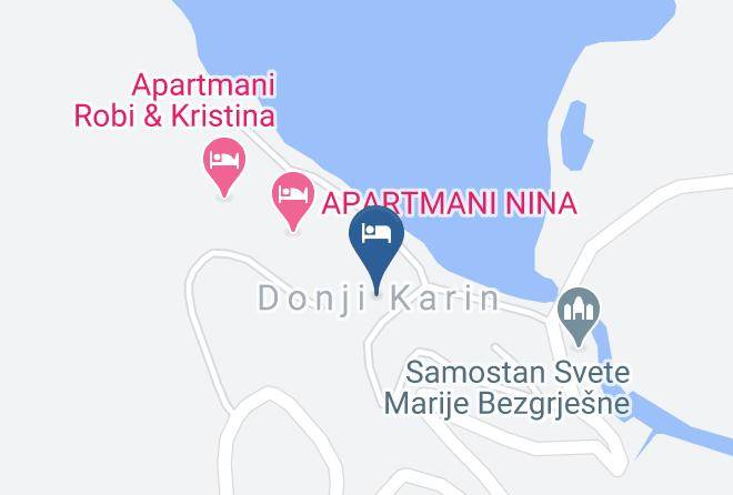 Benkovac - Dinji Karin Maps