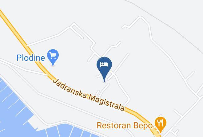 Apartments Rogoznica Map - Zadar - Sukosan